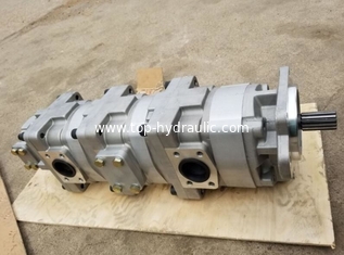 China 705-55-34140 PUMP (SAL100+50+36+25) for Komatsu Loader WA320-5/WA320-6 hydraulic gear pump Quadruple pump supplier