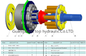 Hydraulic Piston Pump Spare Parts for Hyundai R60-7 Swing Motor supplier