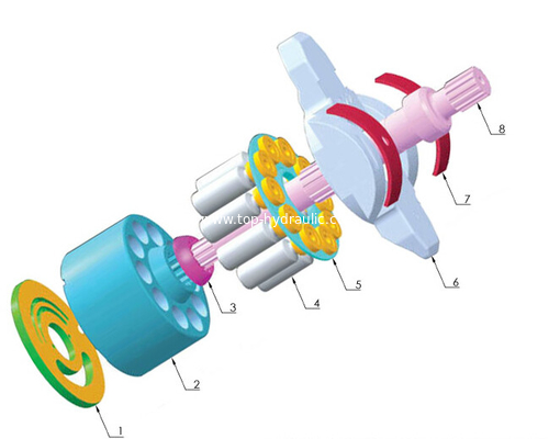 Nachi PVD-2B-50 Pump Parts Hydraulic pump Rotary Group and Replacement Parts supplier